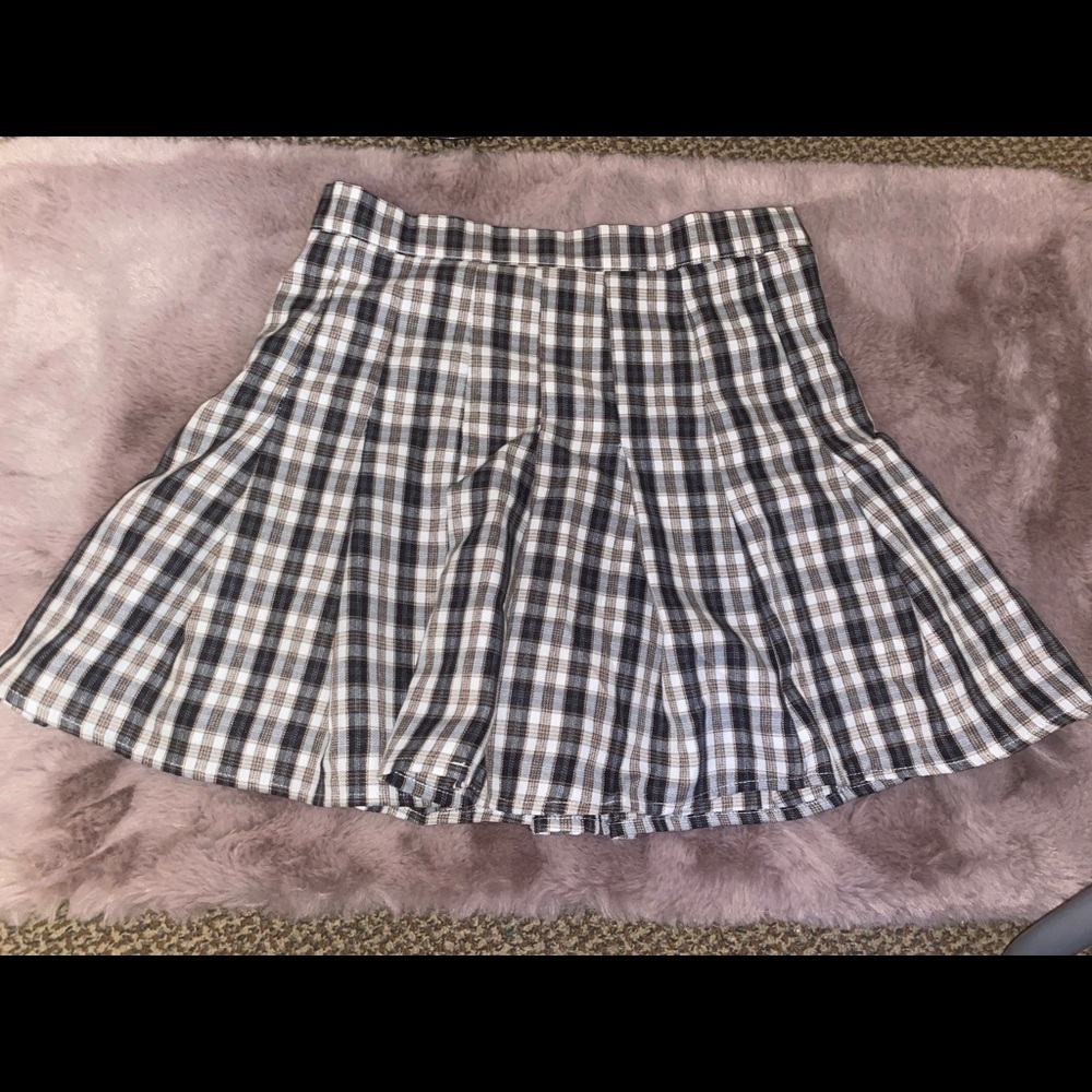 Trendy Plaid Skirt